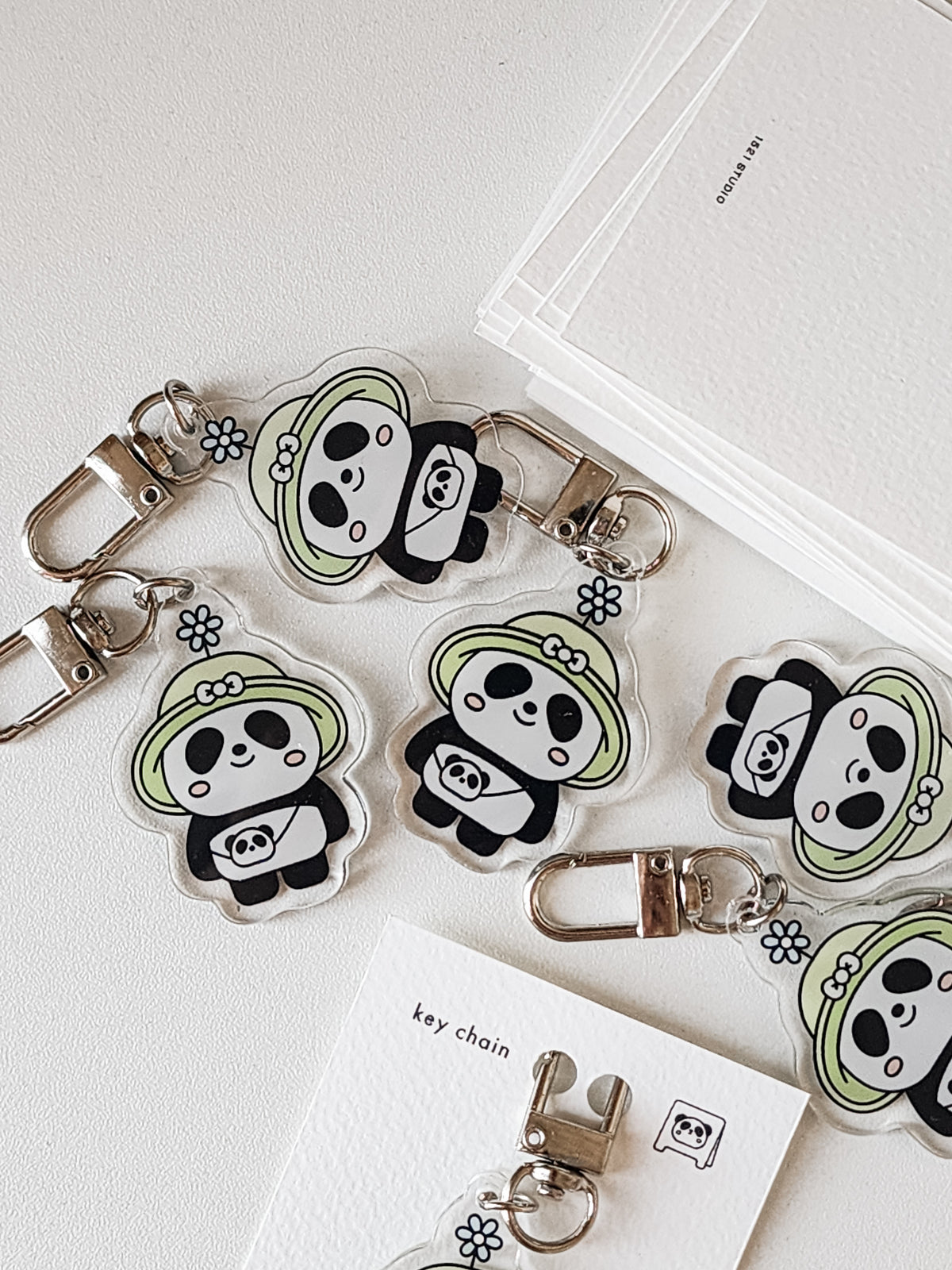 Spring Cha Cha Panda Key Chain