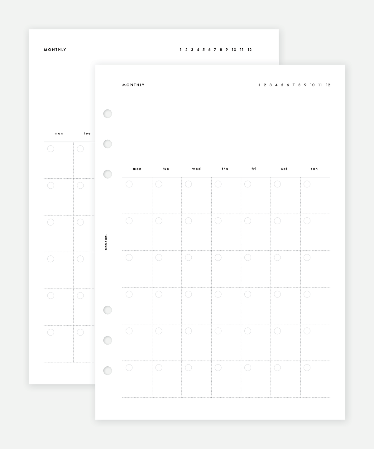 Monthly Calendar - PMN01