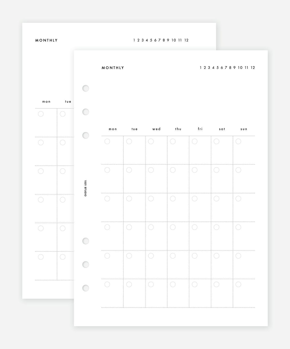 Monthly Calendar - PMN01