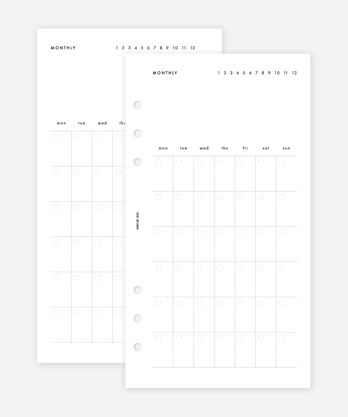 Monthly Calendar - PMN01