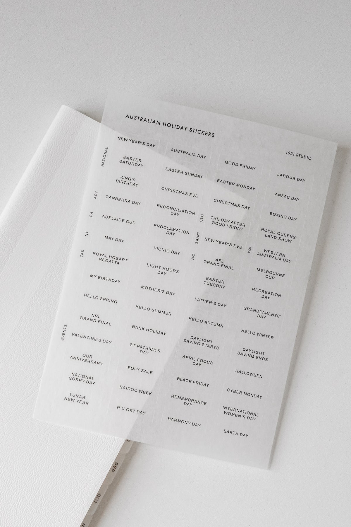 Australian Holiday Stickers