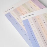 Hourly Strip Stickers - Set of 2