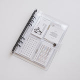 Clear Ring Planner Cover - A5