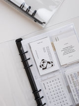 Clear Ring Planner Cover - Personal