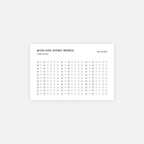 Tracker Stickers for Hobo Weeks / 0.35cm grids