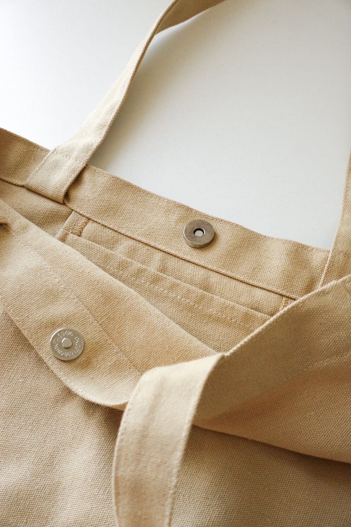 Panda Embroidered Tote Bag (Beige)