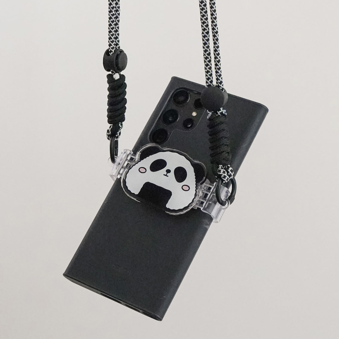 Onigiri Panda Crossbody Phone Strap