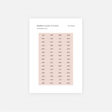 Abbr. Months of the Year Header Stickers