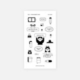 No.1 Stationery Stickers