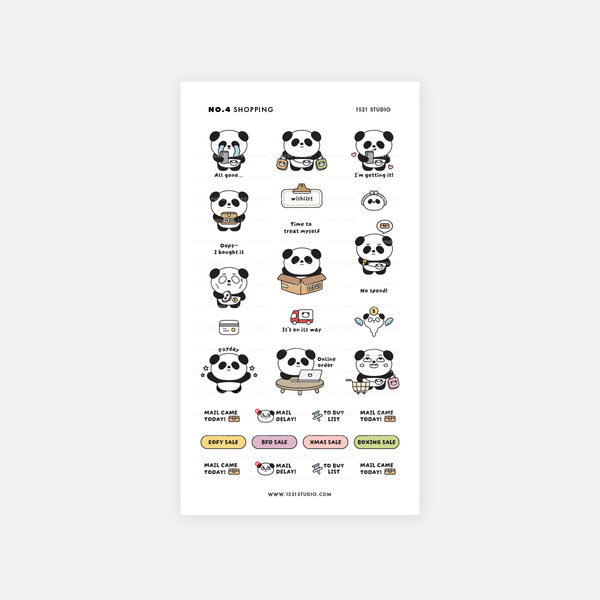 No.4 Shopping Stickers