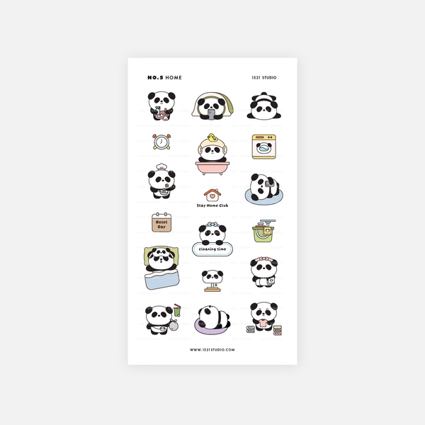 No.5 Home Stickers