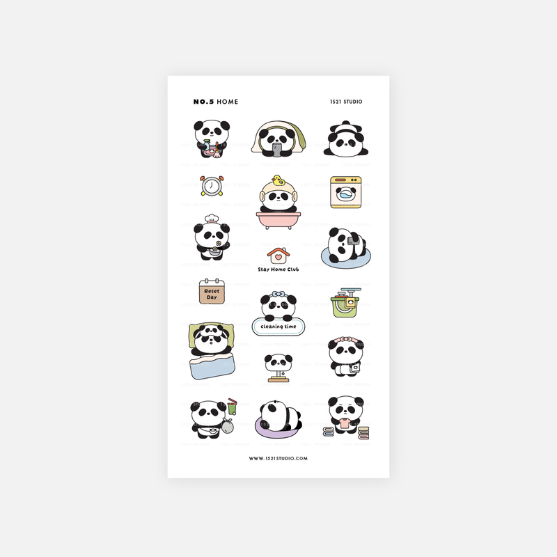 No.5 Home Stickers
