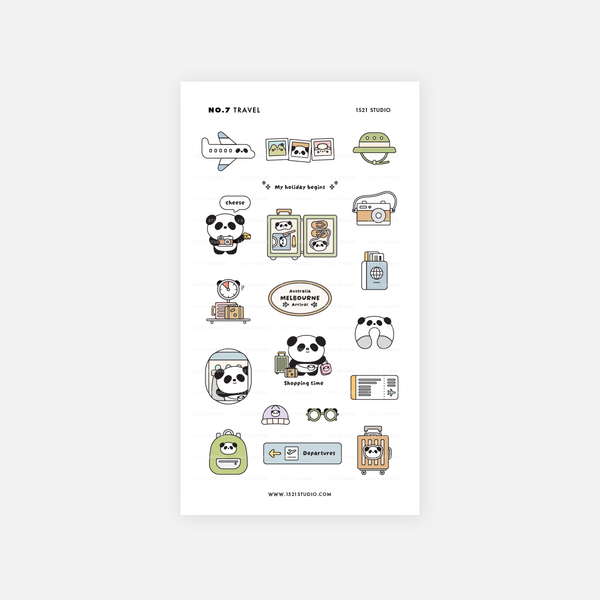 No.7 Travel Stickers