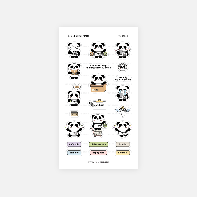 No.4 Shopping Stickers