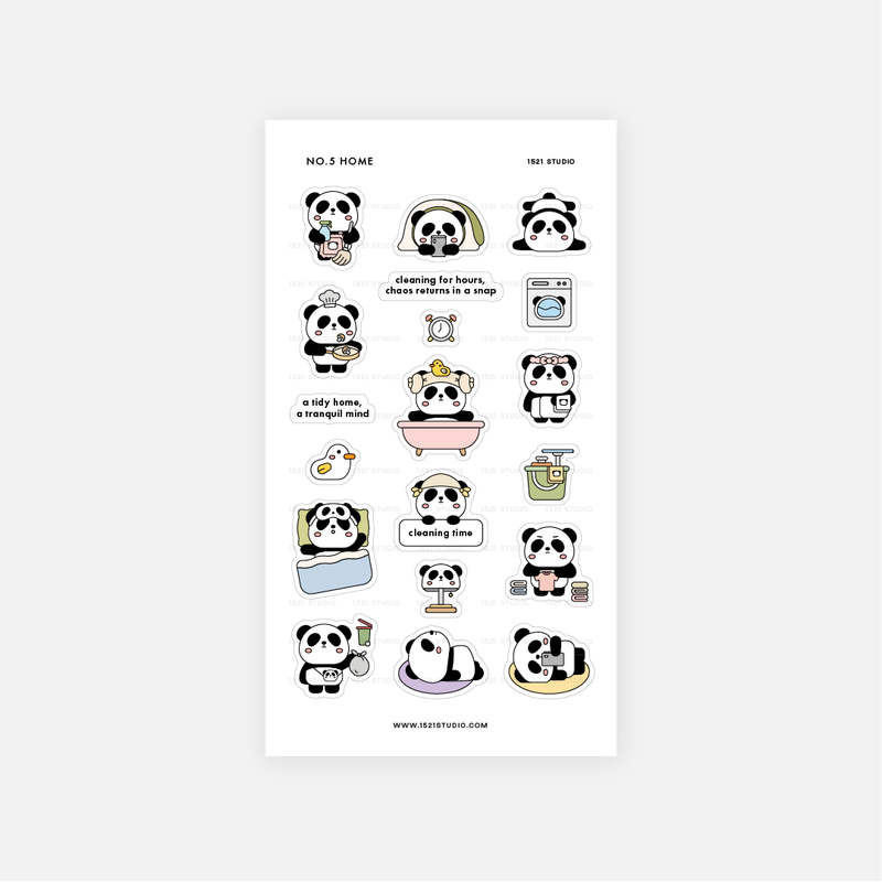 No.5 Home Stickers