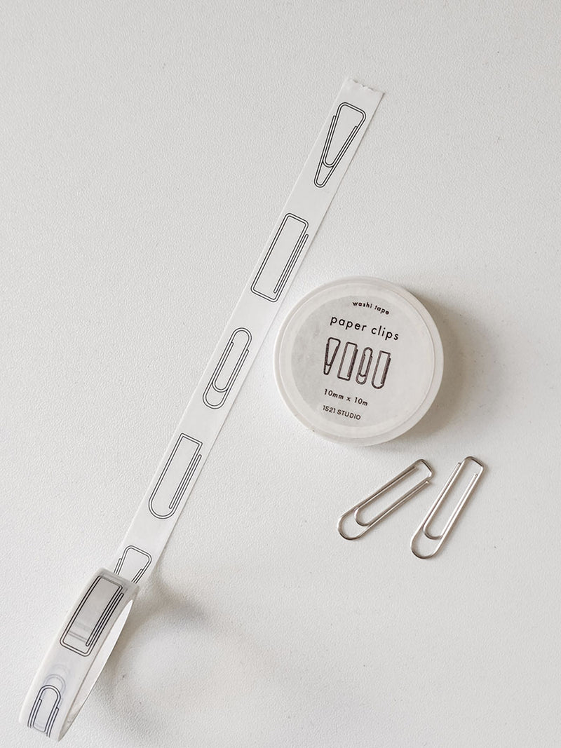 Paper Clip Slim Washi Tape