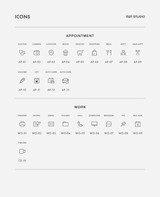 Icon Stickers - 170+ Icons to choose from