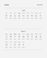 Icon Stickers - 170+ Icons to choose from