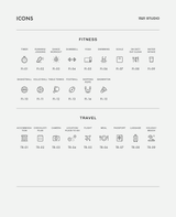 Icon Stickers - 170+ Icons to choose from