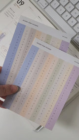 Hourly Strip Stickers - Set of 2